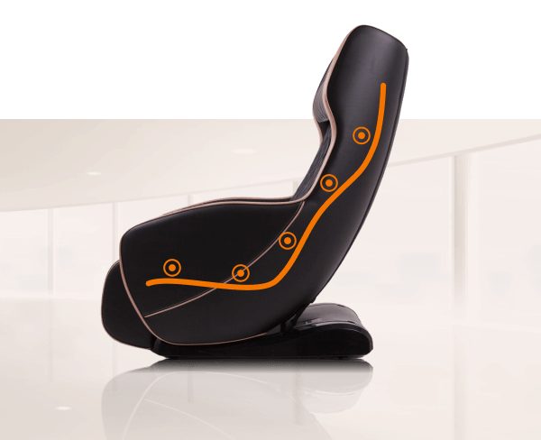 Massage chair GESS Bend Brown-black