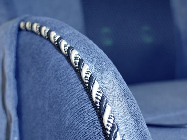 Design massage chair EGO Max Comfort EG3003 Blue (Microchenille)